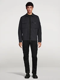 Cotton Gabardine Stretch Cargo Pants