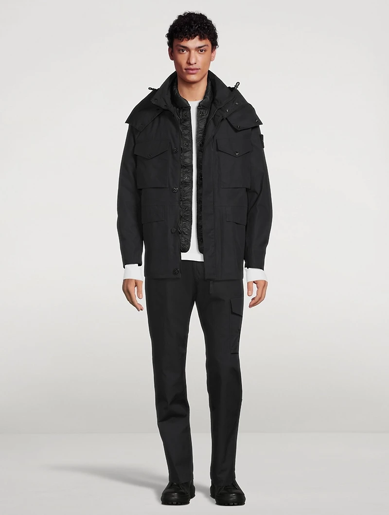 O-Ventile Ghost Piece Hooded Jacket