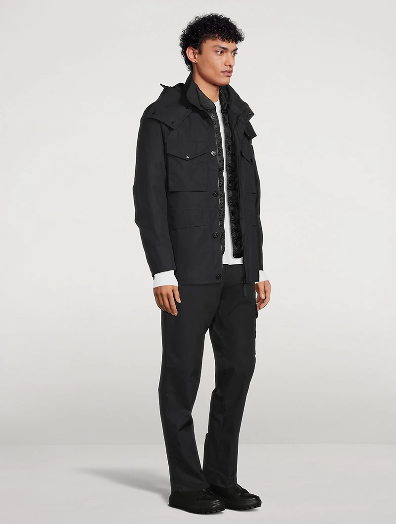 O-Ventile Ghost Piece Hooded Jacket