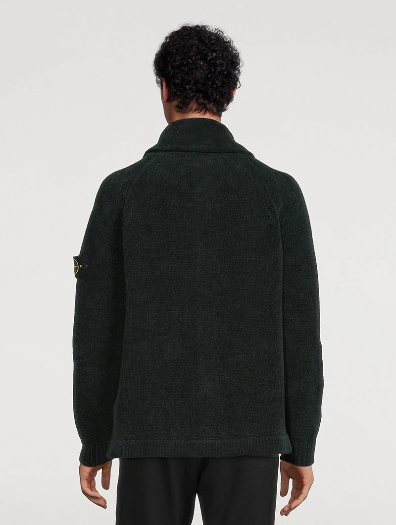 Cotton Chenille Cardigan