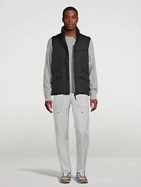 Nylon Crinkle Down Vest