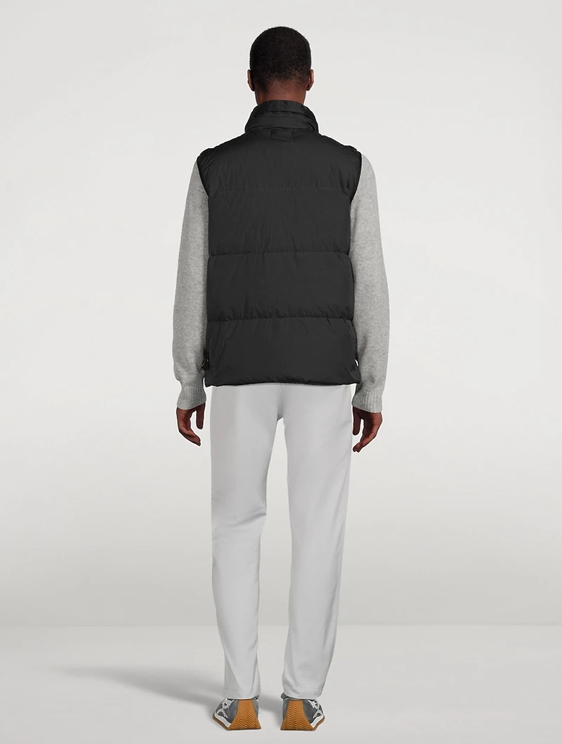 Nylon Crinkle Down Vest