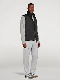 Nylon Crinkle Down Vest