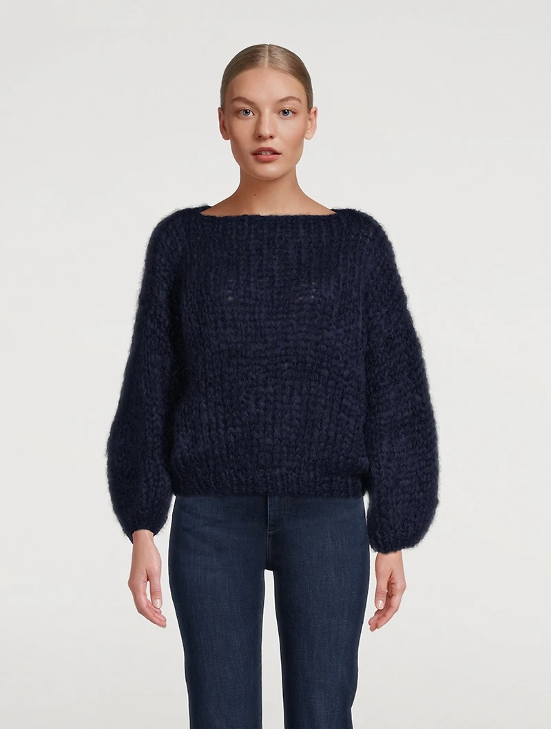 Big Mohair-Blend Sweater