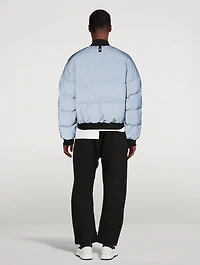 Reflective Down Bomber Jacket