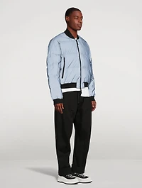 Reflective Down Bomber Jacket