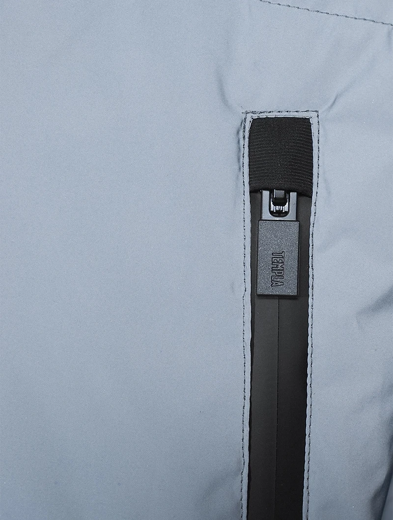 Reflective Down Bomber Jacket
