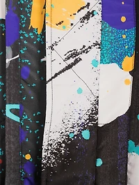 Modular Down Vest Splatter Print