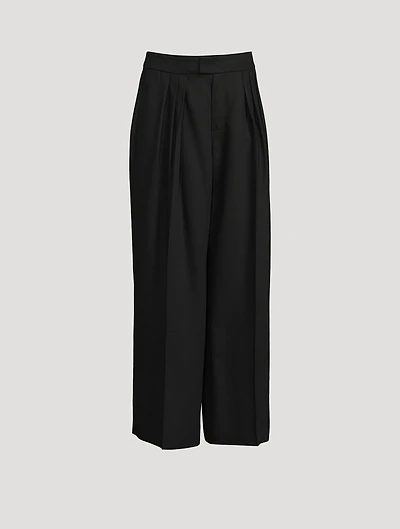 Relaxed Pleated Trousers