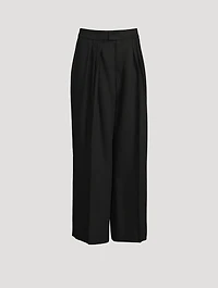 Relaxed Pleated Trousers