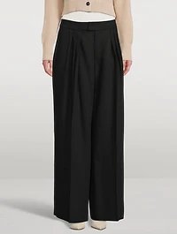 Relaxed Pleated Trousers