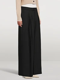 Relaxed Pleated Trousers