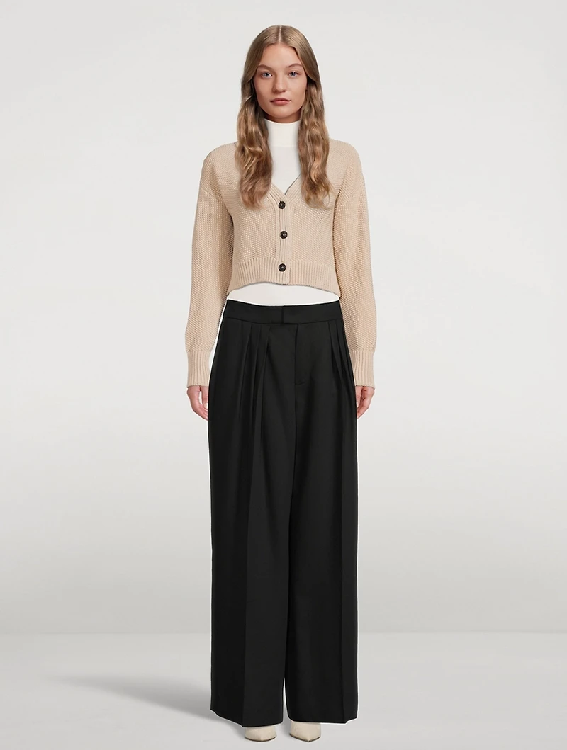 Relaxed Pleated Trousers