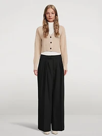 Relaxed Pleated Trousers