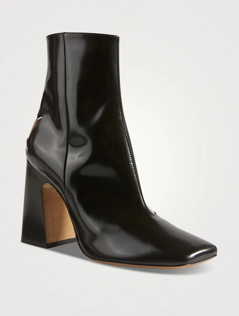 Four Stitches Décortiqué Leather Boots