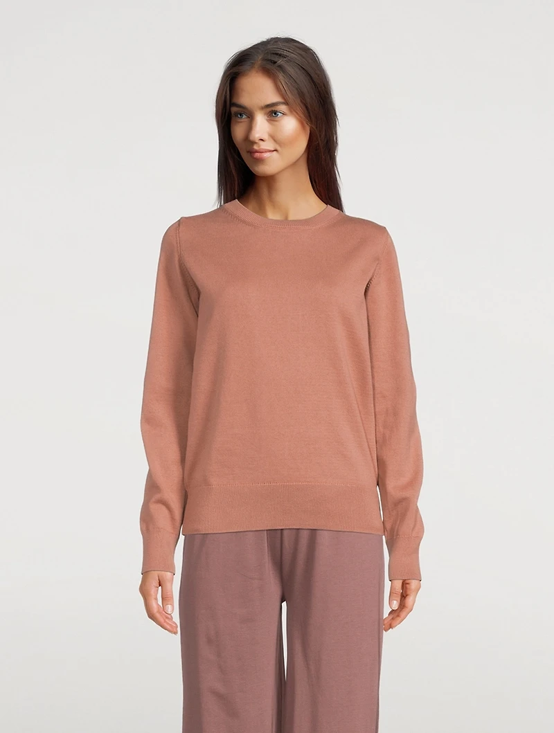 Fine Knit Crew Sweater