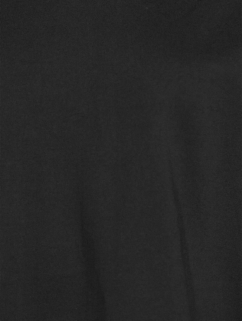 Heavy Jersey V-Neck Long Sleeve T-Shirt