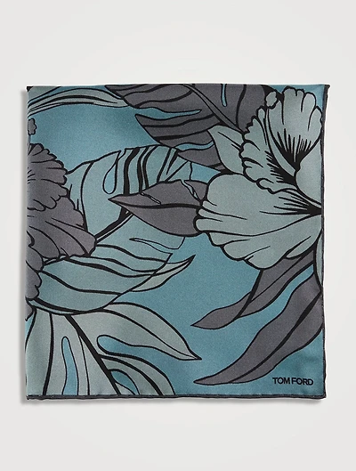 Silk Floral Pocket Square