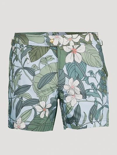 Swim Shorts Tropical Floral Print