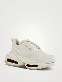 B-Bold Leather And Suede Sneakers