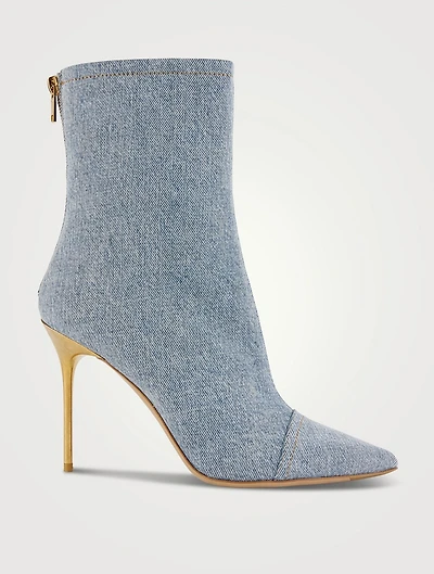 Skye Denim Ankle Boots
