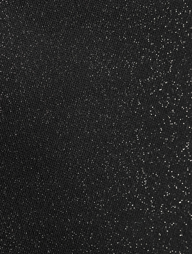 Cowlneck Glitter Bikini Top