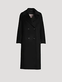 Monsieur Double-Breasted Cashmere Coat
