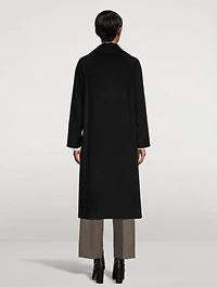 Monsieur Double-Breasted Cashmere Coat