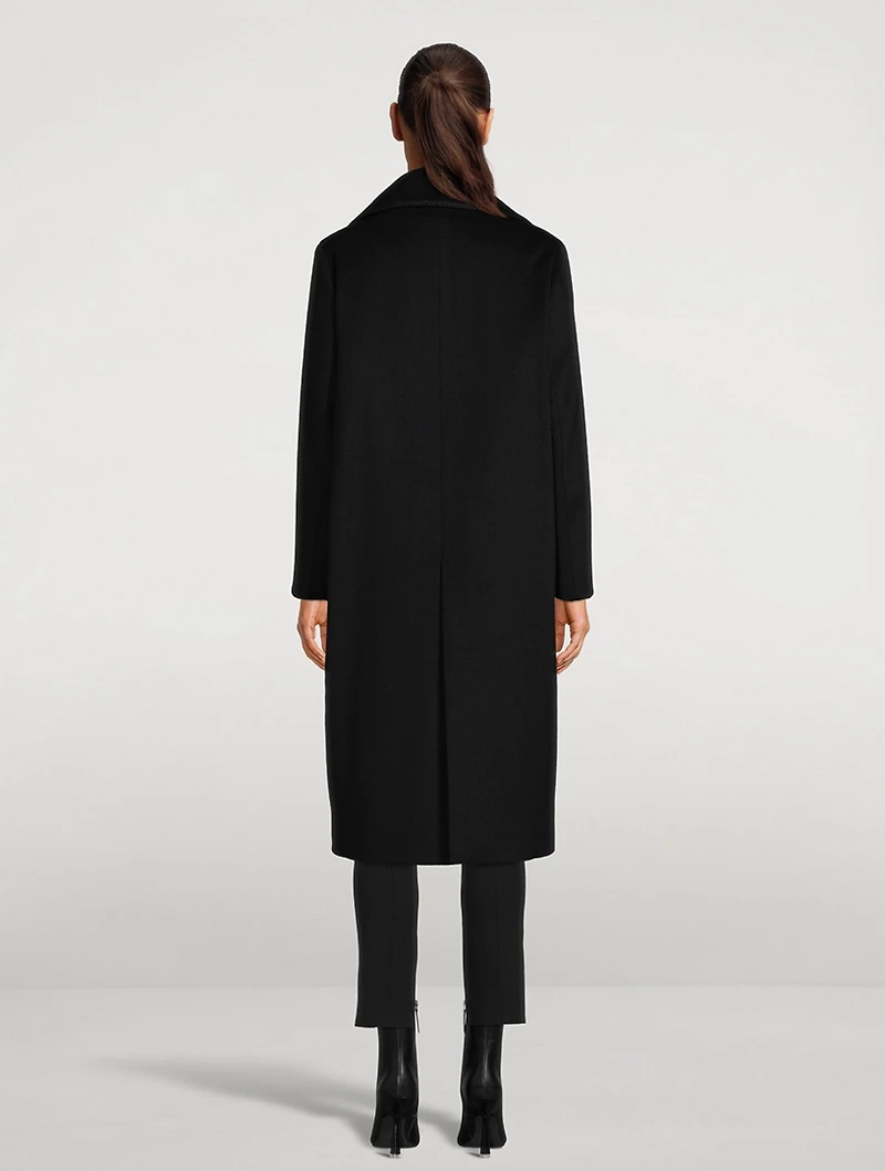 Wool Coat With Down Vest