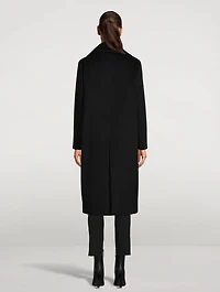 Wool Coat With Down Vest