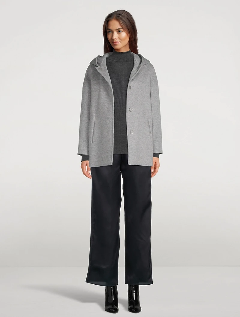 Wool Jacket With Down Vest