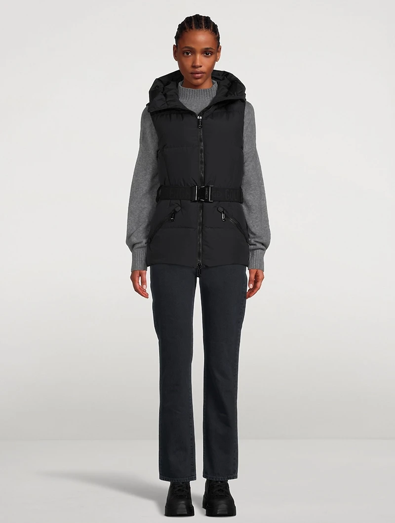 Mae Belted Down Vest