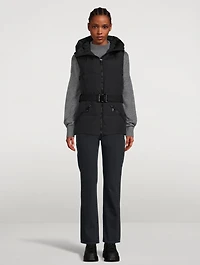 Mae Belted Down Vest