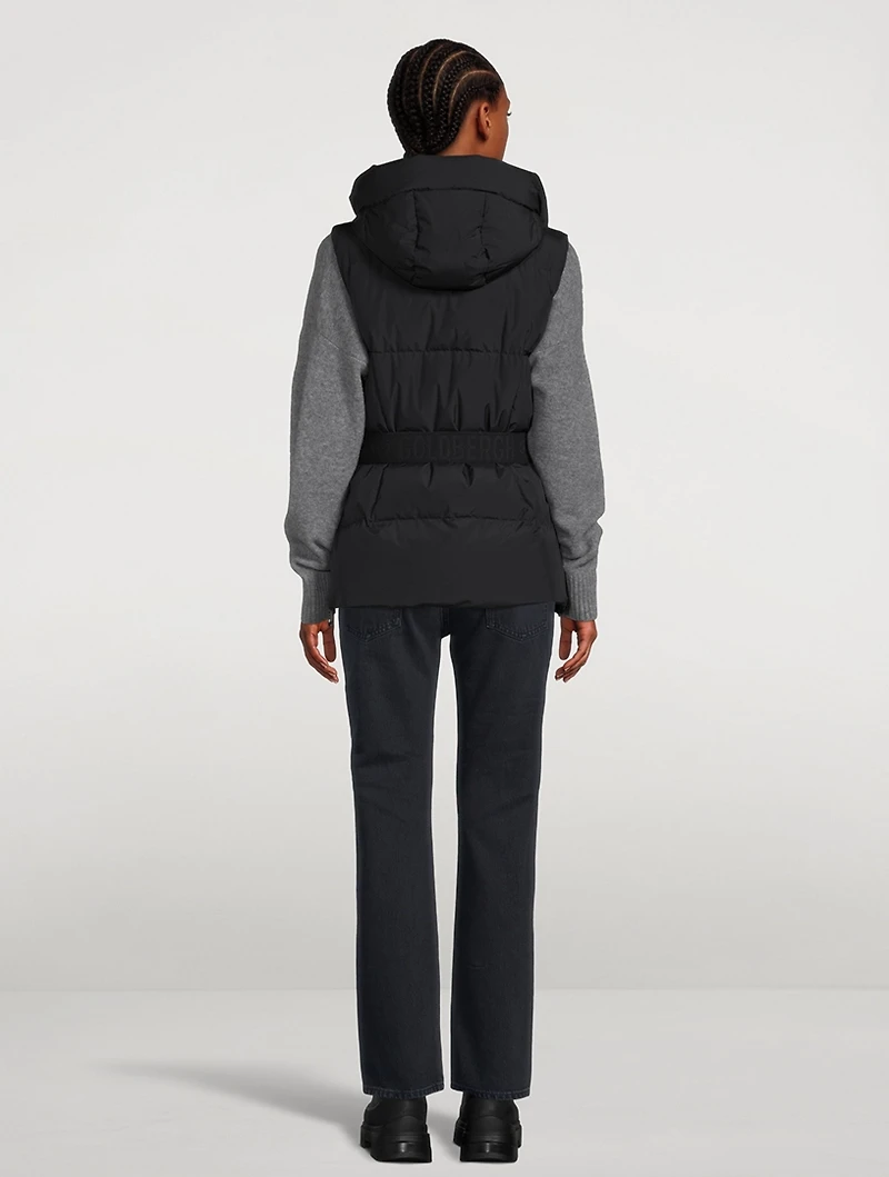 Mae Belted Down Vest