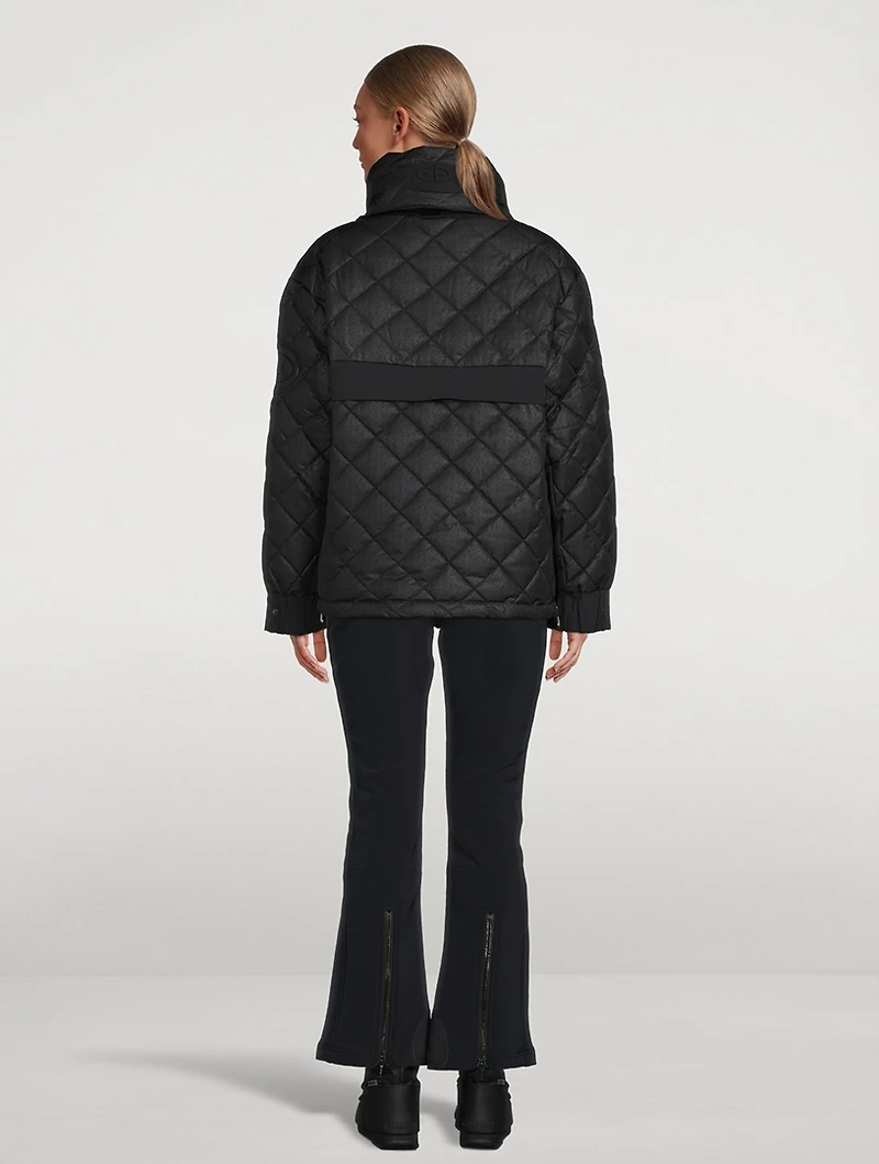 Brandy Quilted Anorak