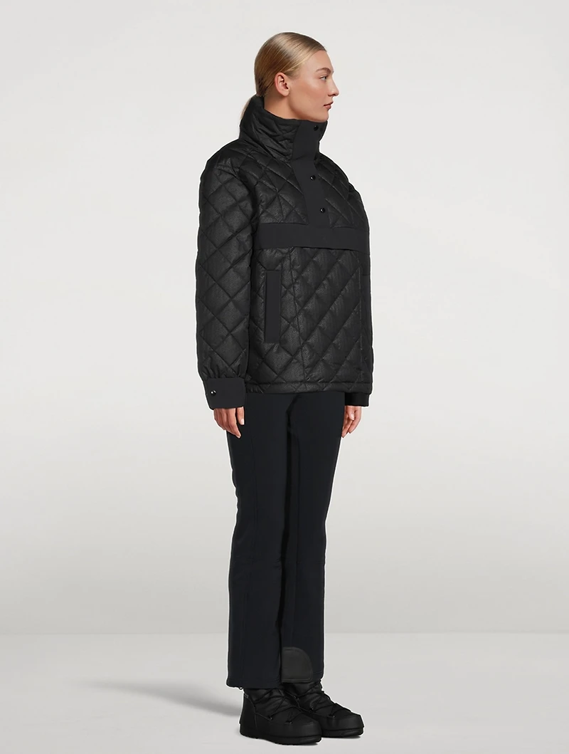 Brandy Quilted Anorak