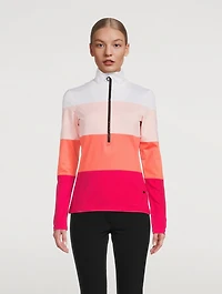 Ruby Colourblock Zip Top