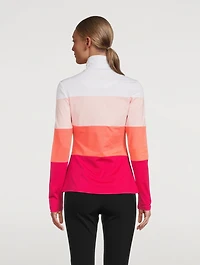 Ruby Colourblock Zip Top
