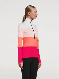 Ruby Colourblock Zip Top