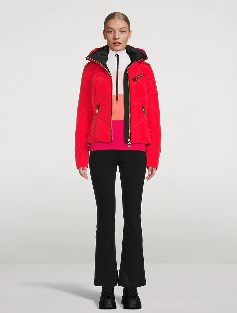 Ruby Colourblock Zip Top