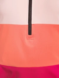 Ruby Colourblock Zip Top
