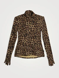 Temptress Top Jaguar Print