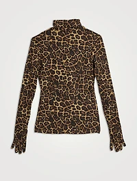 Temptress Top Jaguar Print