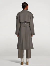 Wool And Cashmere Trench Coat