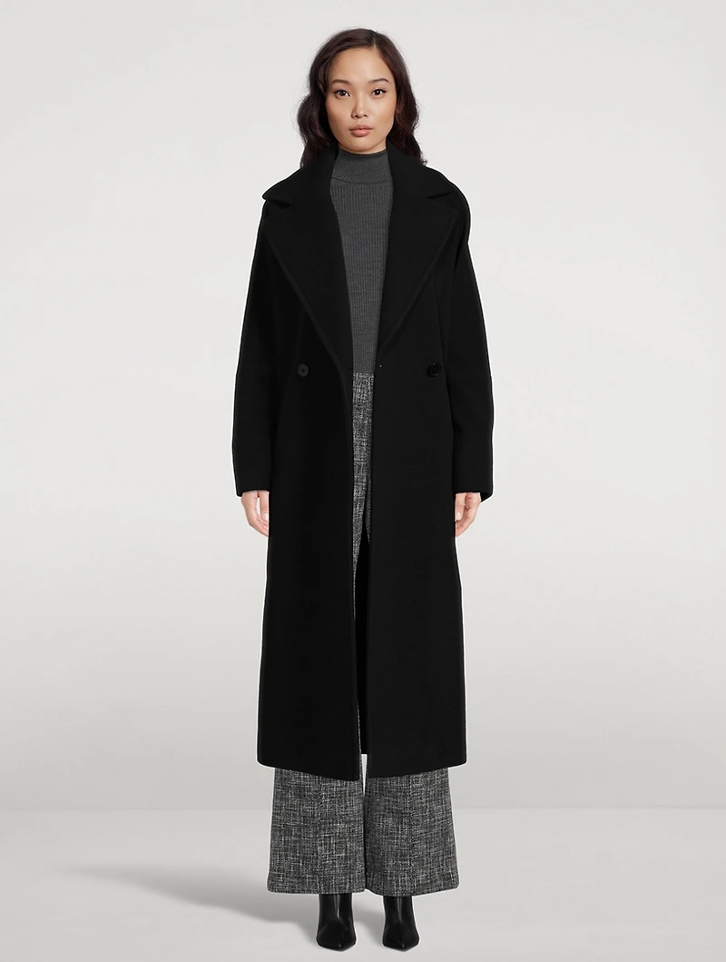 Wool And Cashmere Oversized Coat