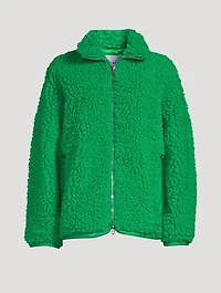Azalea Zip-Up Teddy Jacket