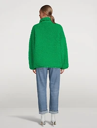 Azalea Zip-Up Teddy Jacket