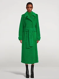Towa Faux Fur Trench
