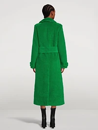 Towa Faux Fur Trench