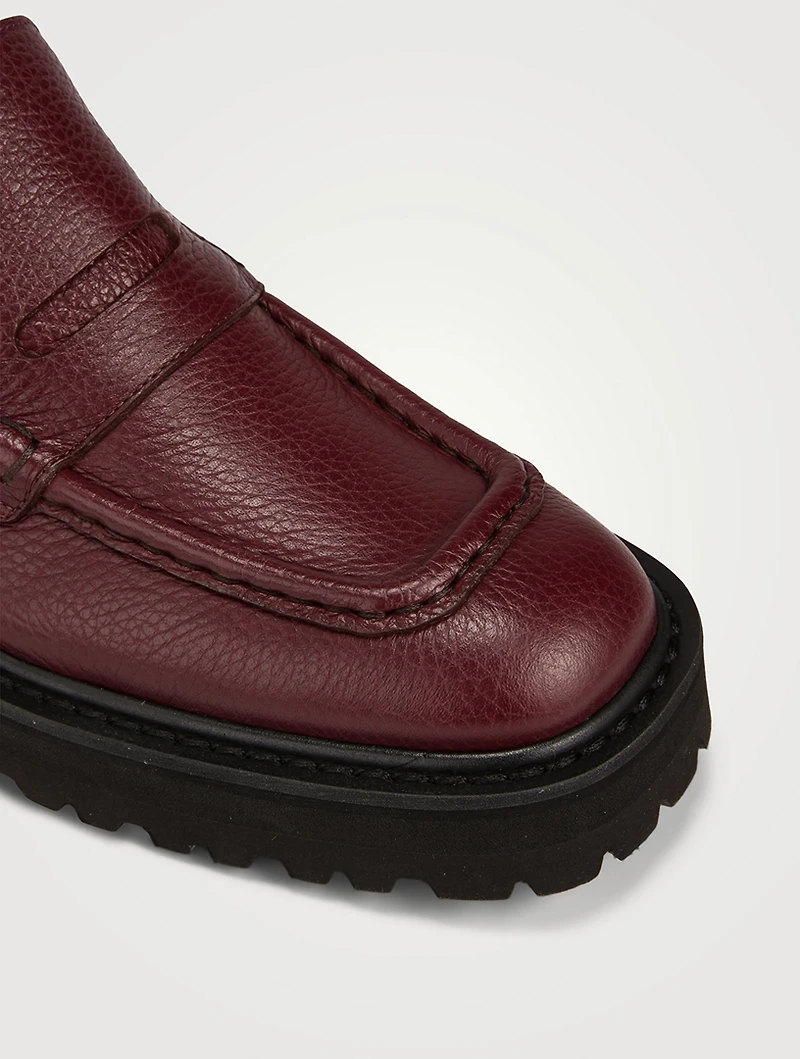 Leather Penny Loafers